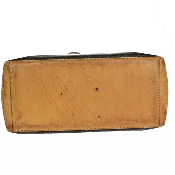 LOUIS VUITTON Cabas Mezzo Shoulder Bag Monogram Leather Brown - Picture 5 of 16